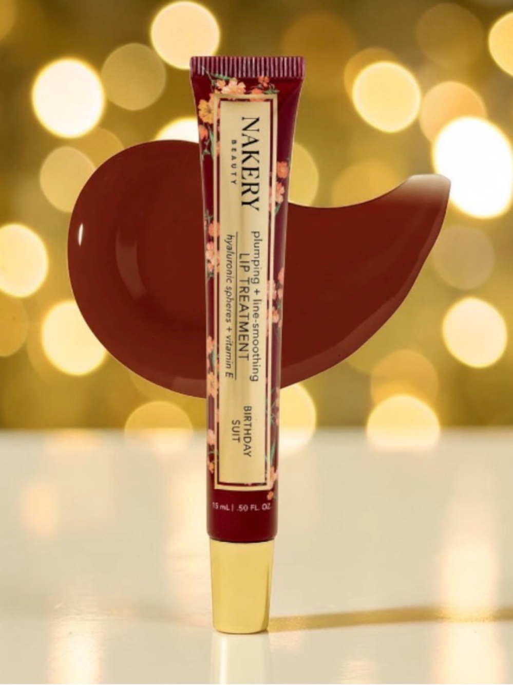 Nakery Plumping Smoothing Lip Treatment - (Birthday Suit) New Sealed